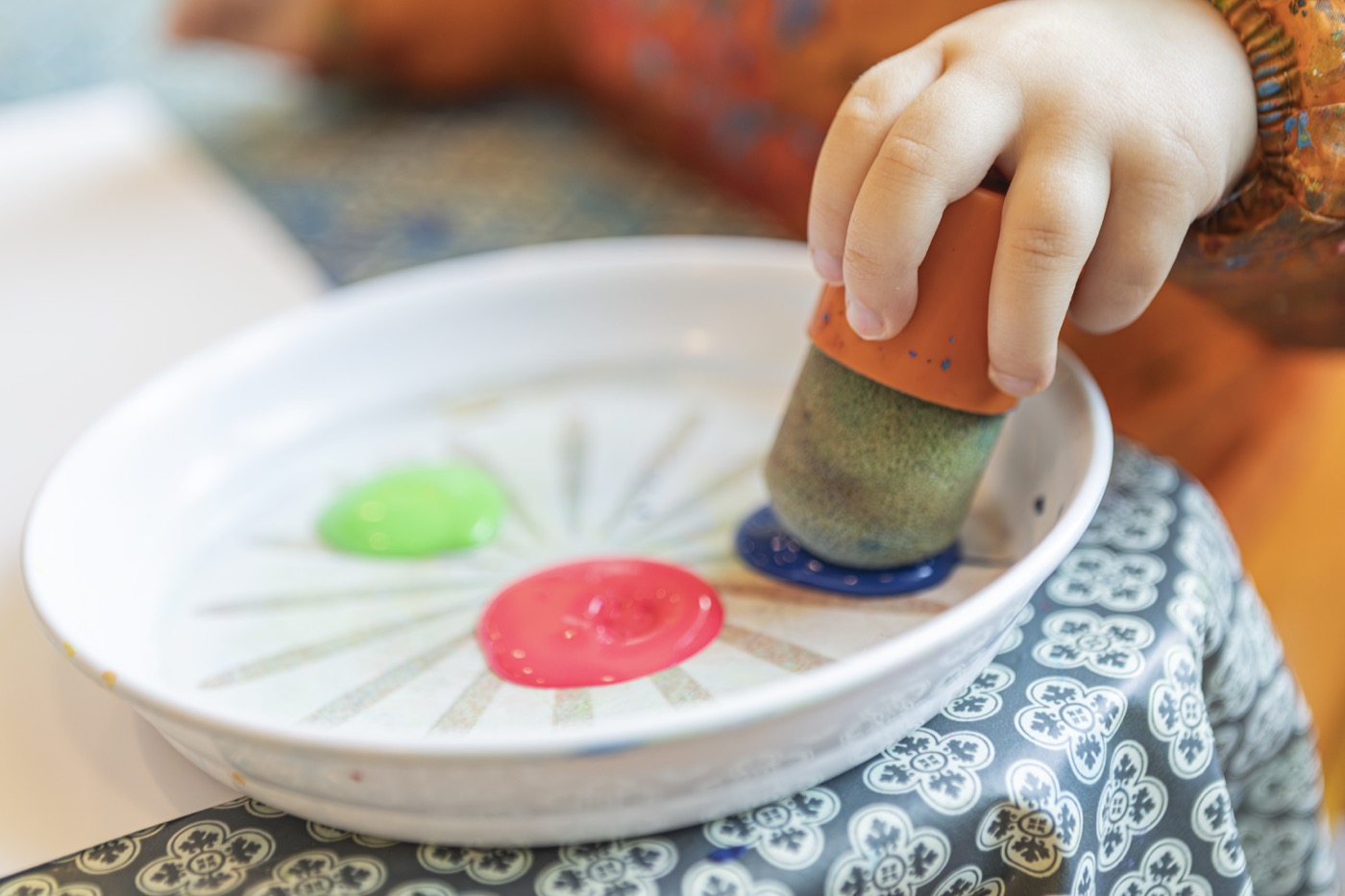 Activité à la crèche Les Lutins