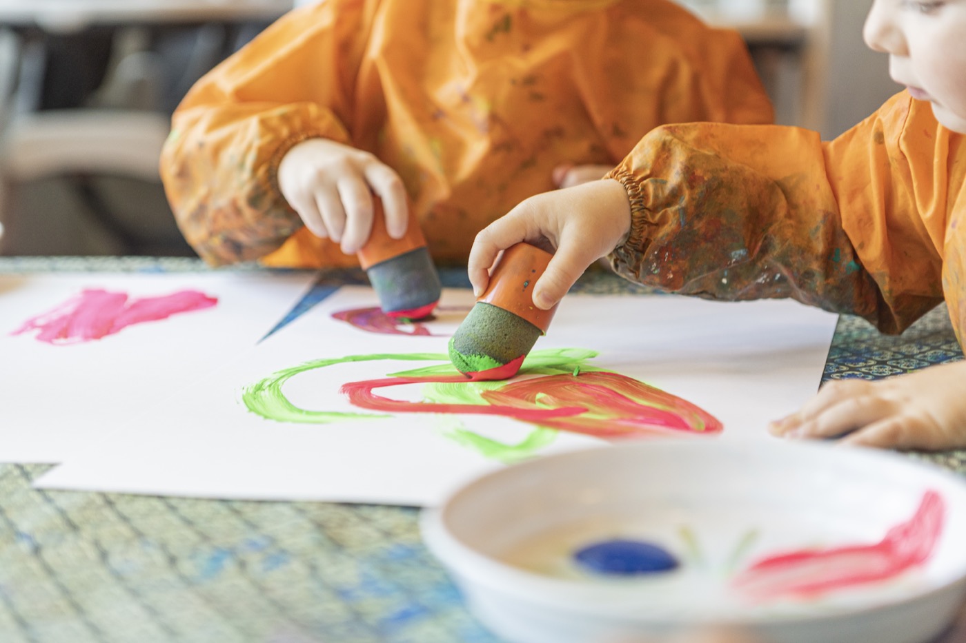 Activité à la crèche Les Lutins